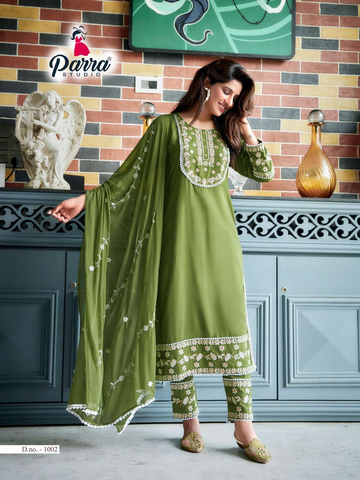 PARRA STUDIO PRESENTS INYAT VOL 1 HEAVY RAYON SEQUANCE EMBROIDERY WHOLESALE READYMADE COLLECTION